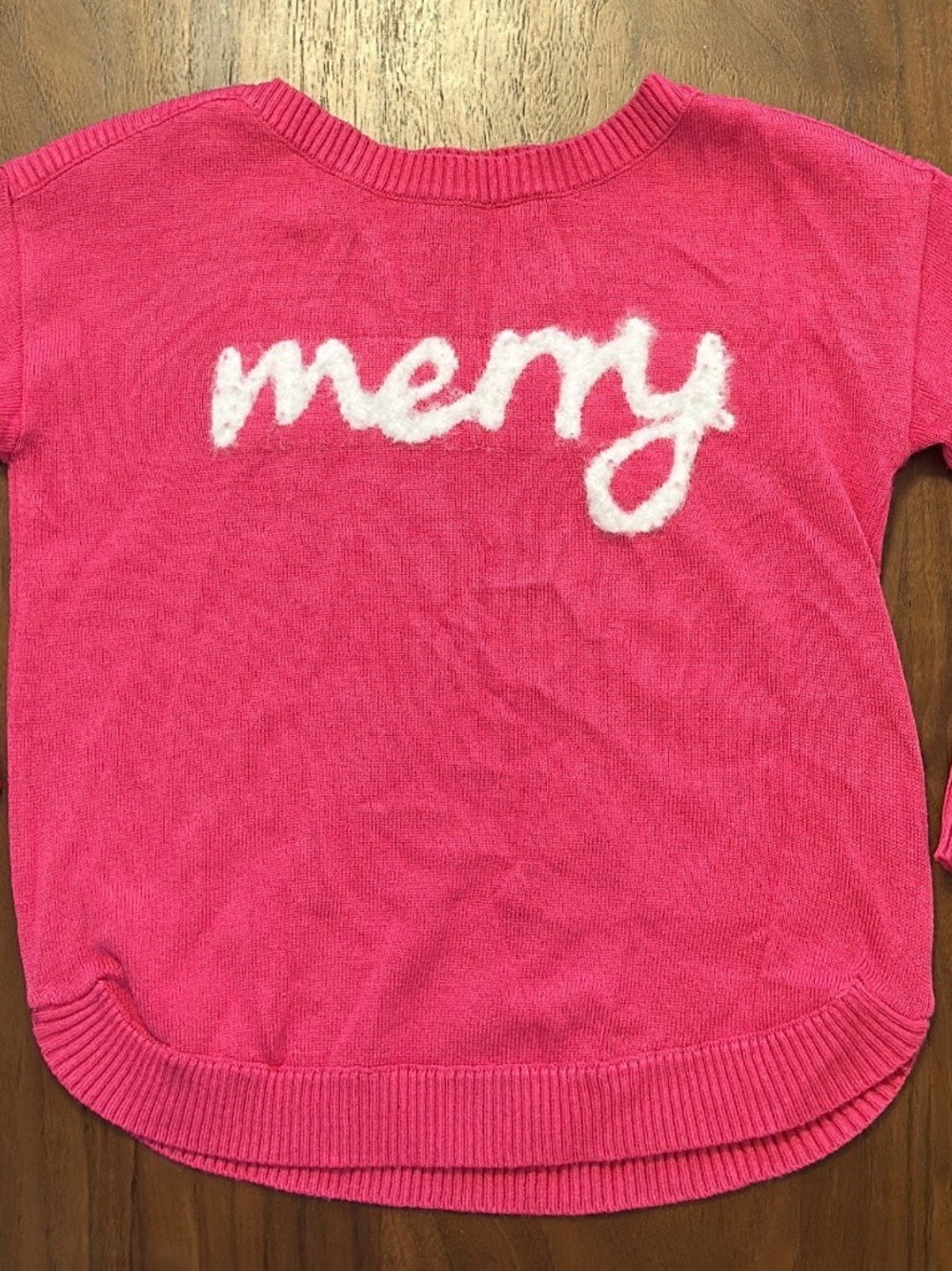 Women's Pink 'Merry' Knit Sweater